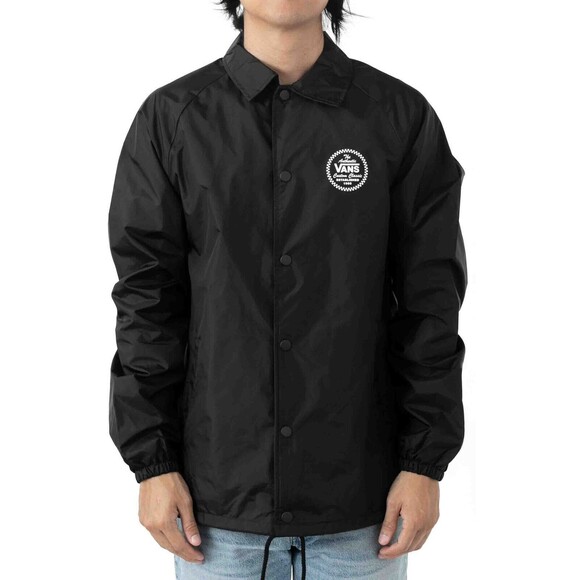 Vans Black Jacket Youth XL Long Sleeve Collared Skateboard Torrey Windbreaker - Picture 13 of 13